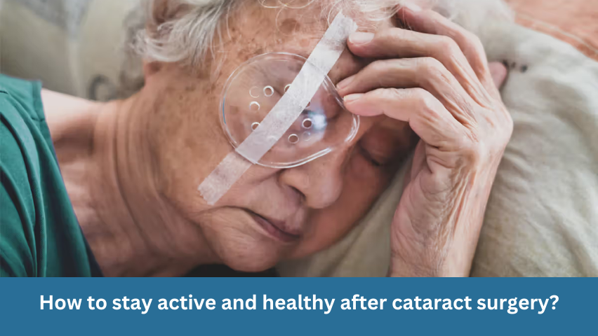 How to stay active and healthy after cataract surgery?