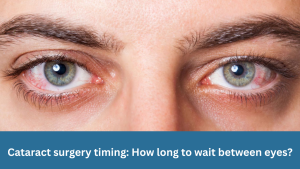 Cataract surgery timing: How long to wait between two eyes?